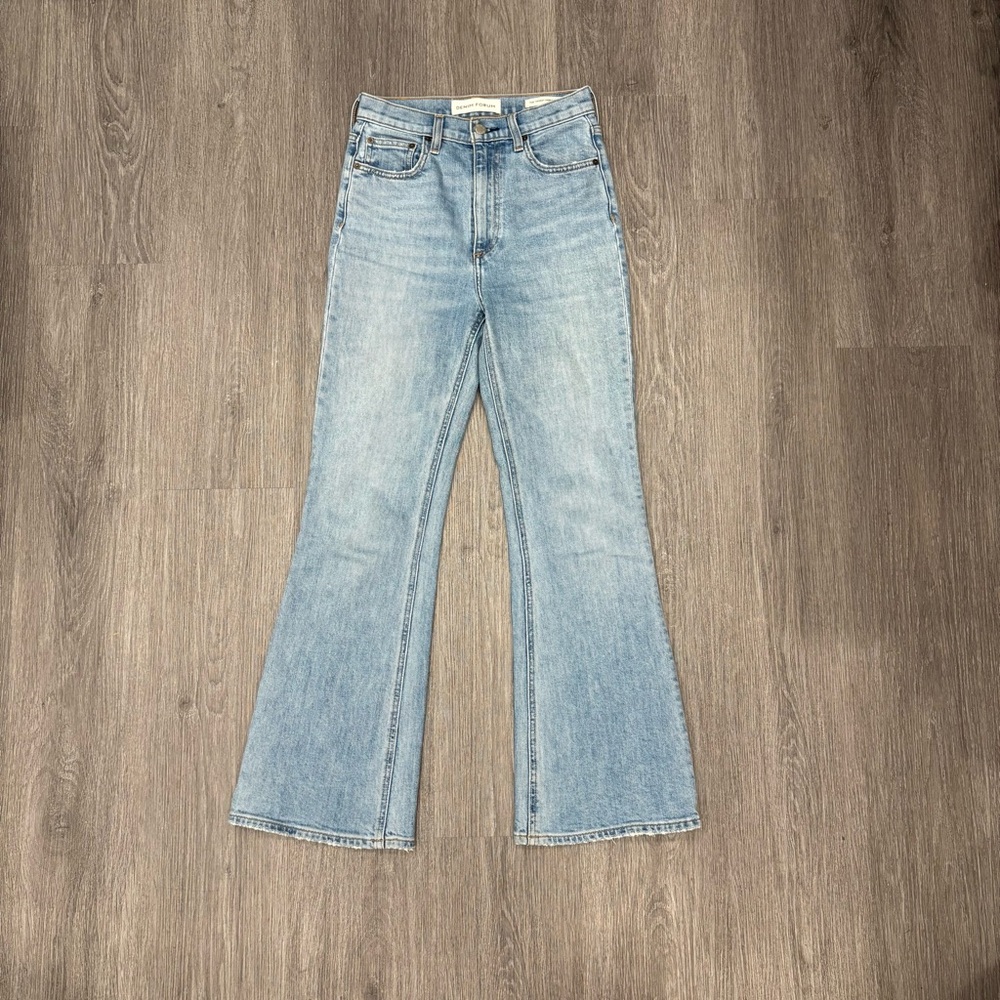 Denim Forum Twiggy High Rise Flare Jeans